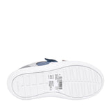Girls Flash Web T Denim Blue Velcro Shoe In Kids F Fit