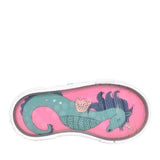 Girls Foxing Play T Pink Canvas Velcro Shoe In Kids G Fit