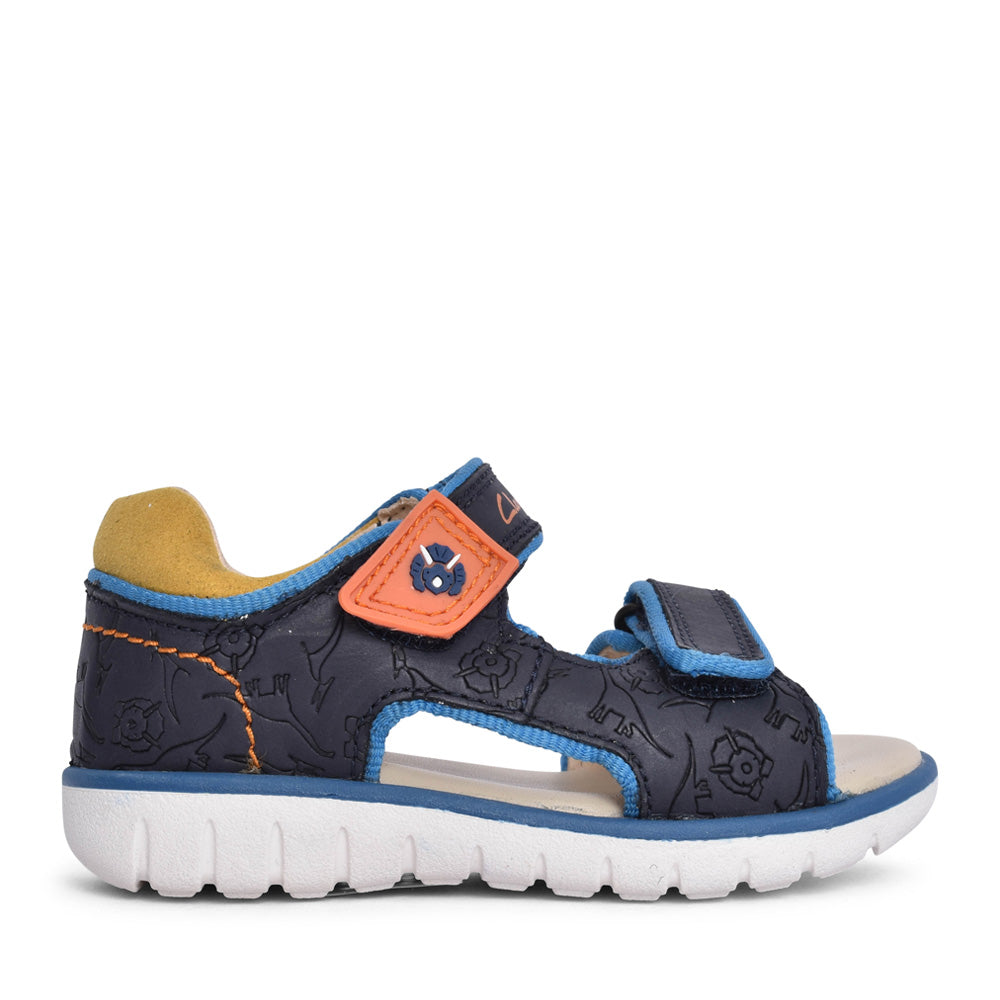 Roam Plane Leather Velcro Sandal G Fit