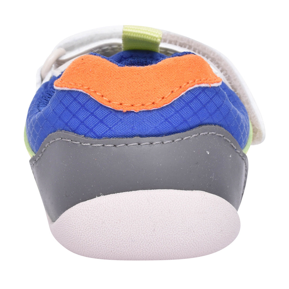 Boys Roamer Sport Blue Combi Velcro Shoe In Kids F Fit