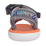 Boys Surfing Tide Grey Textile Sandal In Kids G Fit