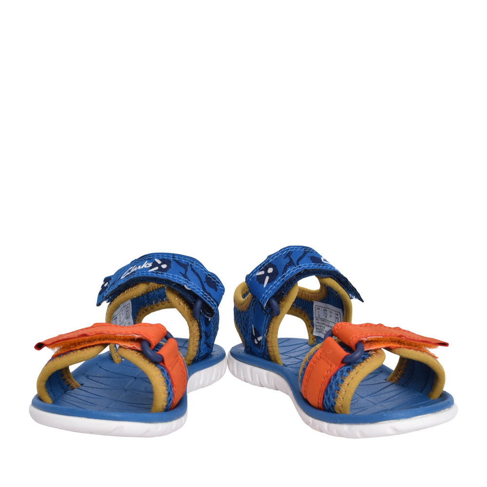 Boys Surfing Tide Blue Textile Sandal In Kids G Fit