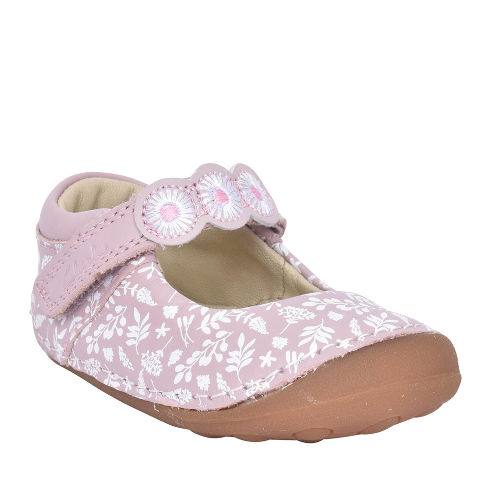 Girls Tiny Flora T Pink Shoe In Kids G Fit