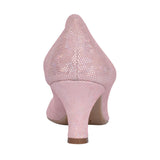 Ladies 3030 Low Heel Court Shoe In Pink