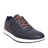 Mens Howley Laced Trainer In Navy