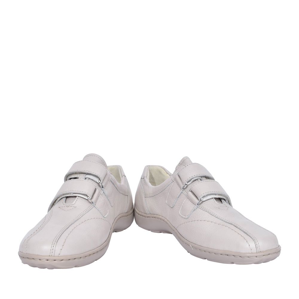 Ladies 496302 Henni Velcro Shoe In Ivory