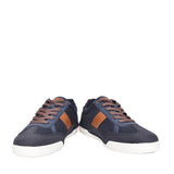 Mens Bennett Laced Trainer In Navy