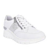 Ladies N8322 Laced Wedge Trainer In White