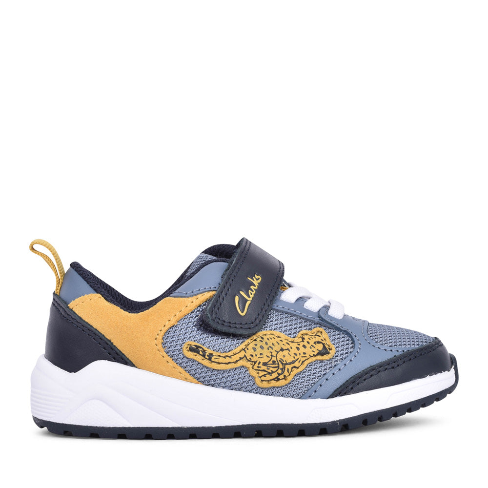 Aeon Cheat K Denim Blue Velcro Trainer G Fit