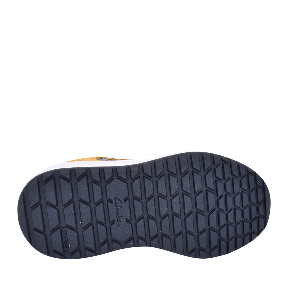 Boys Aeon Cheat K Denim Blue Velcro Trainer In Kids G Fit