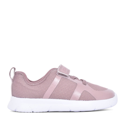 Girls Ath Flux K Pink Textile Trainer In Kids F Fit