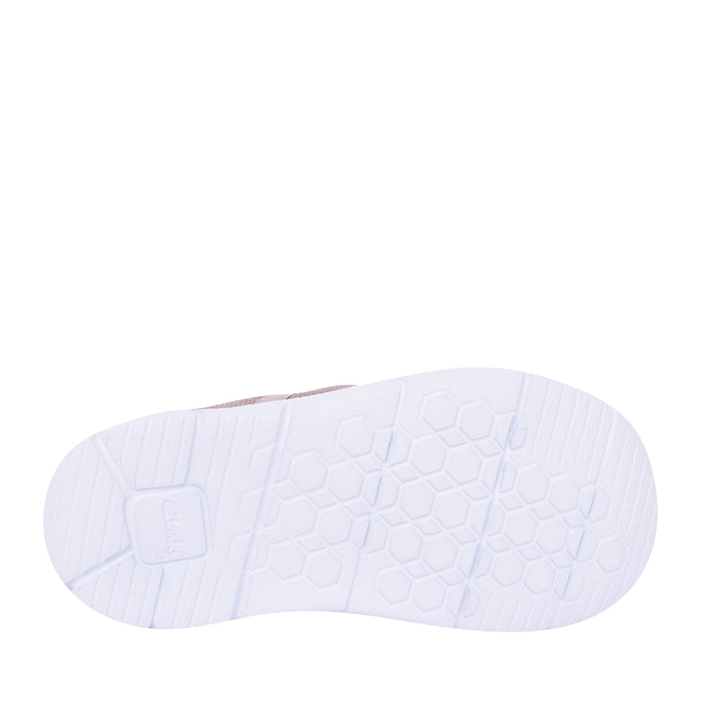 Girls Ath Flux K Pink Textile Trainer In Kids F Fit