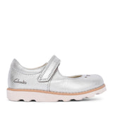 Girls Crown Jane K Metallic Velcro Shoe In Kids G Fit
