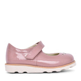 Girls Crown Jane K Dusty Pink Pat Shoe In Kids G Fit