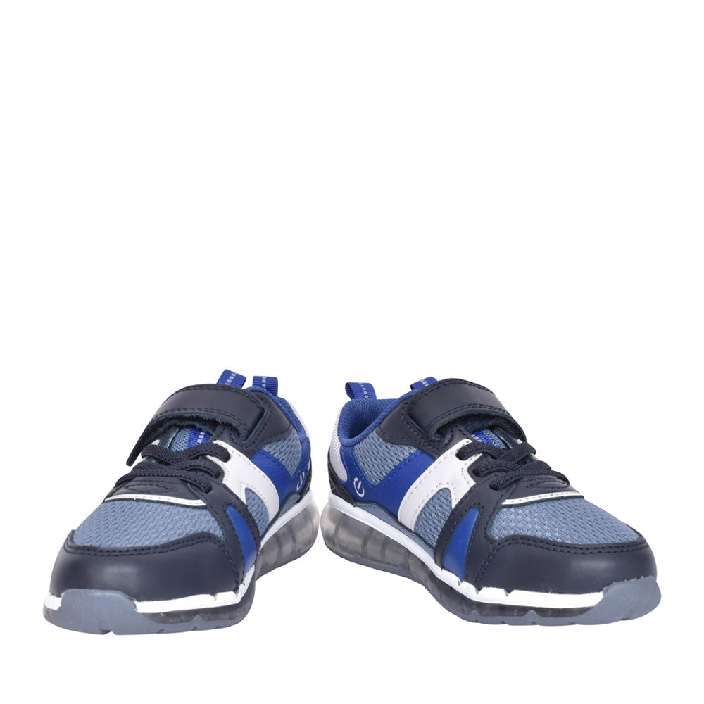 Boys Spark Flash K Blue Combi Trainer In Kids G Fit