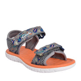 Boys Surfing Tide Grey Textile Sandal In Kids G Fit
