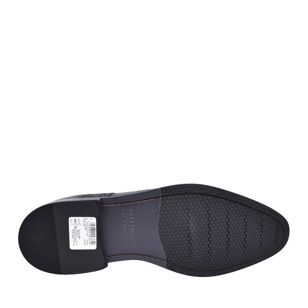 Mens Craft Arlo Limit Leather G-fit Laced Shoe In Black