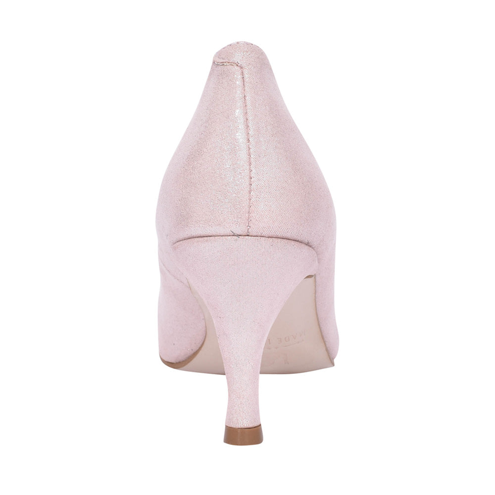Ladies Rp0008 Medium Heel Peep Toe In Pink