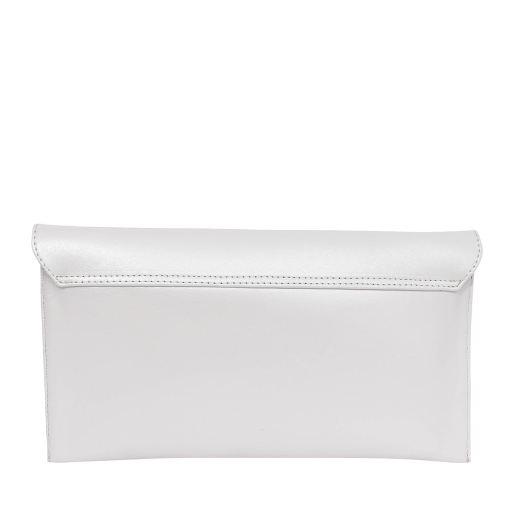 Ladies Bl017 Clutch Envelope Bag In White