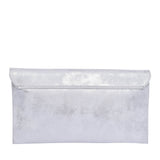 Ladies Bl017 Clutch Envelope Bag In Silver