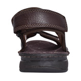 Mens Atl Part Leather G-fit Sandal In Dark Brown