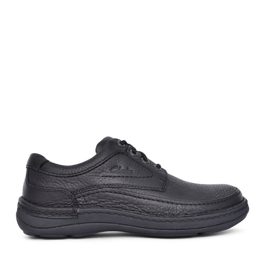 Mens Nature Three G-fit Leather Laced Shoe In Black