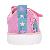Girls Foxing Play Pink Canvas Shoe In Kids F Fit