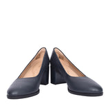 Ladies Freva55 Court Leather D-fit Court Shoe In Navy