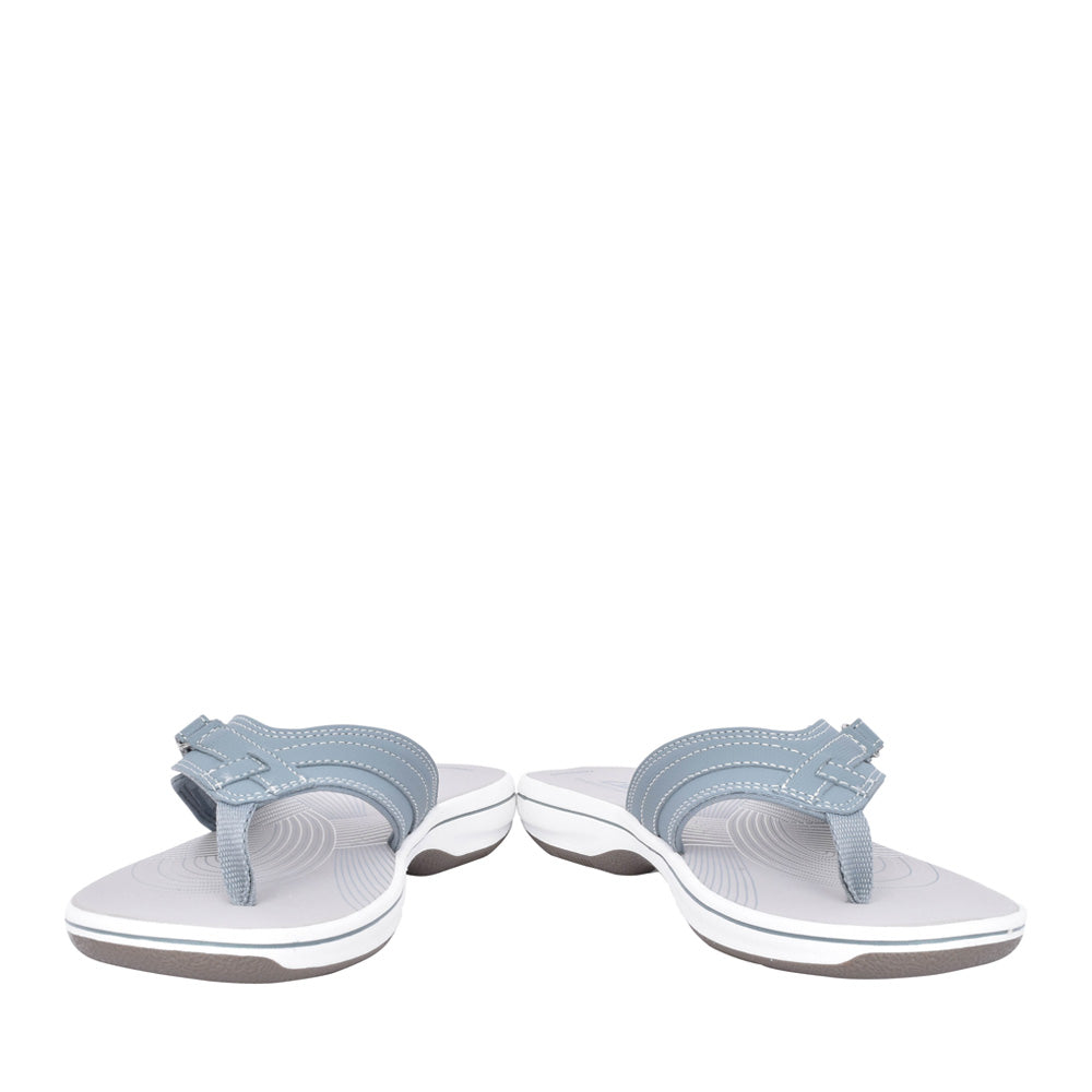 Ladies Brinkley Sea Syn D-fit Toe Post Sandal In Blue