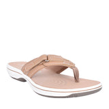 Ladies Brinkley Sea Syn D-fit Toe Post Sandal In Beige