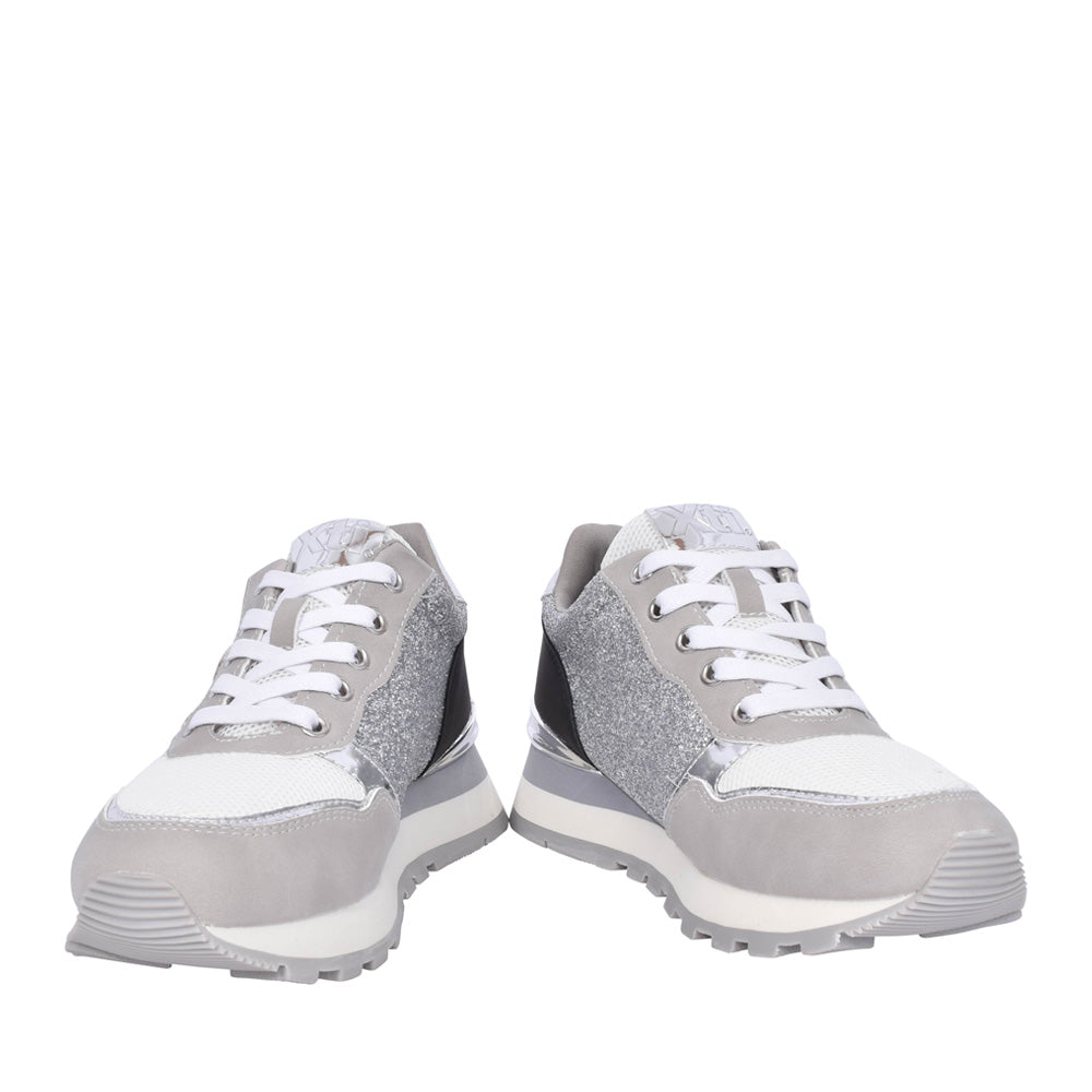 Ladies 141112 Laced Trainer In Grey