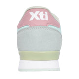 Ladies 141024 Laced Trainer In Aqua