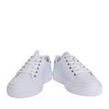 Ladies L8802 Laced Trainer In White