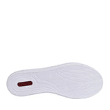 Ladies L8802 Laced Trainer In White
