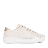 Rieker L9800 Laced Trainer In Beige