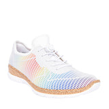 Ladies N4270 Laced Trainer In Multi-colour