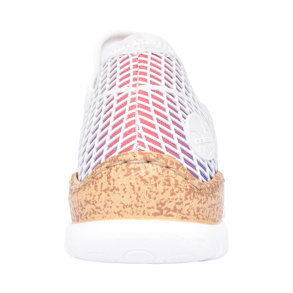Ladies N4270 Laced Trainer In Multi-colour