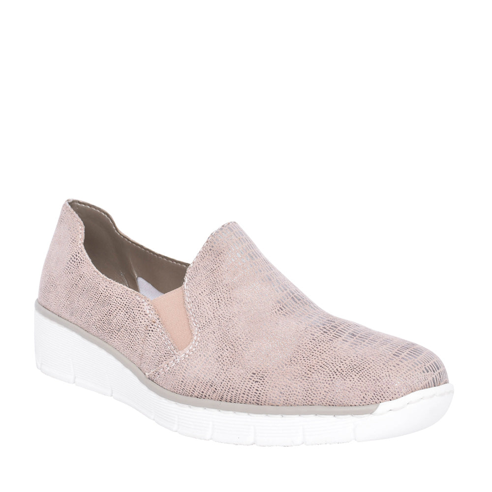Ladies 537b0 Slip-on Shoe In Beige