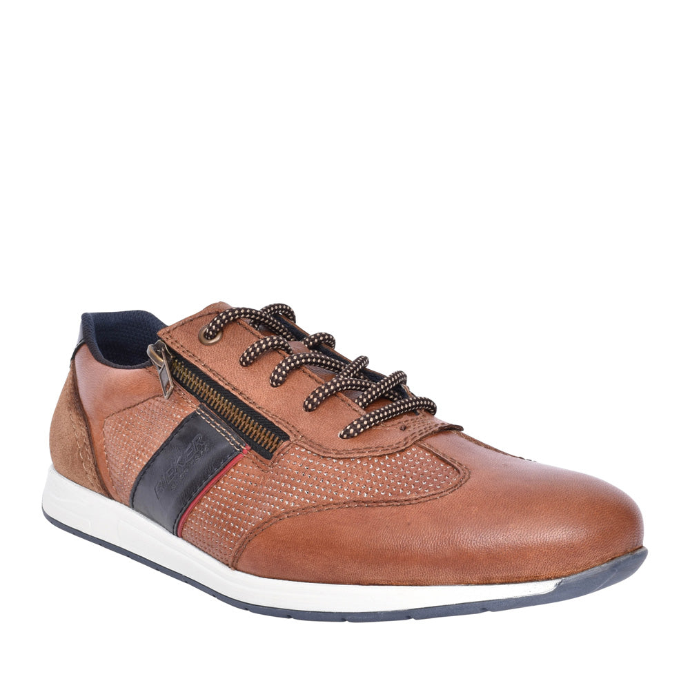 Mens 11927 Laced Shoe In Tan