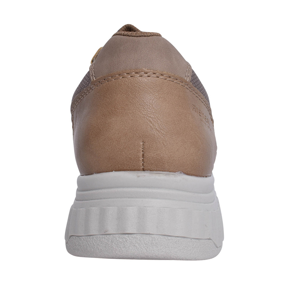 Mens B0600 Laced Trainer In Beige