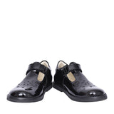 Girls Evia G3140128-1 Patent T-bar Shoe In Blk Patent