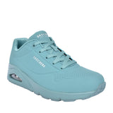 Ladies 73690 Uno Stand On Air Laced Trainer In Teal