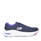 Ladies 149722 Infinity Cool Laced Trainer In Navy