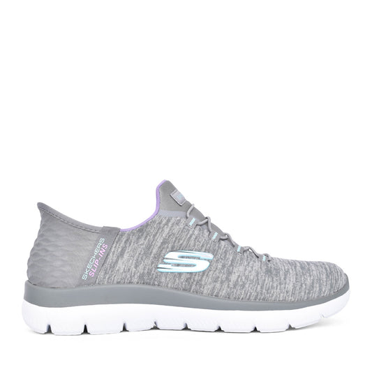 Ladies 149937 Dazzling Haze Slip-ins Trainer In Grey