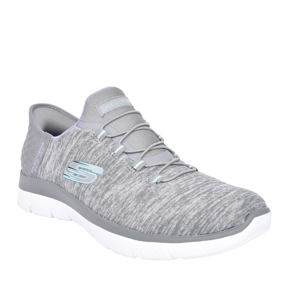 Ladies 149937 Dazzling Haze Slip-ins Trainer In Grey