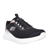Ladies 150041 Skech-lite Pro Glimmer Me Trainer In Black