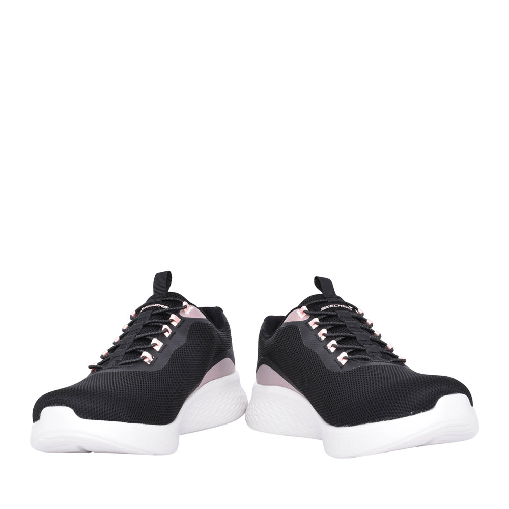 Ladies 150041 Skech-lite Pro Glimmer Me Trainer In Black