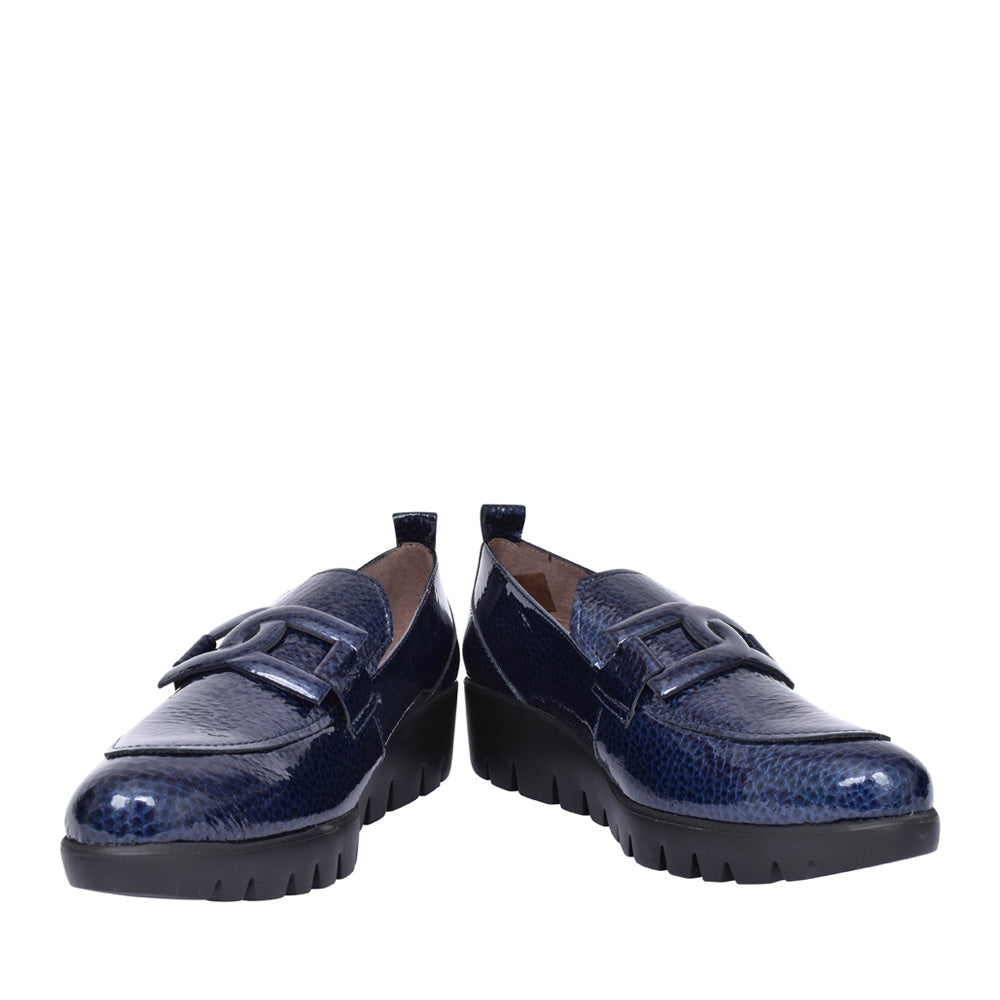 Ladies C-33303 Wedge Shoe In Navy
