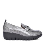 Ladies C-33303 Wedge Shoe In Grey