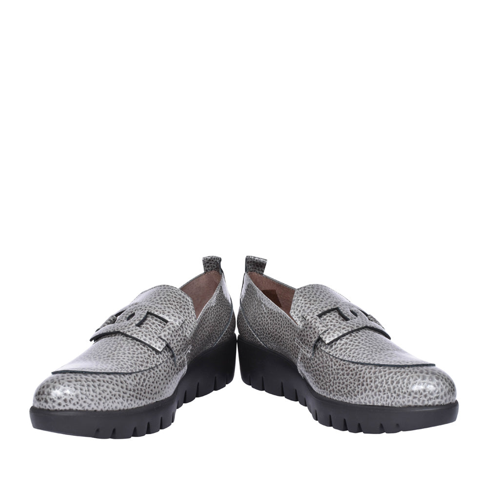 Ladies C-33303 Wedge Shoe In Grey